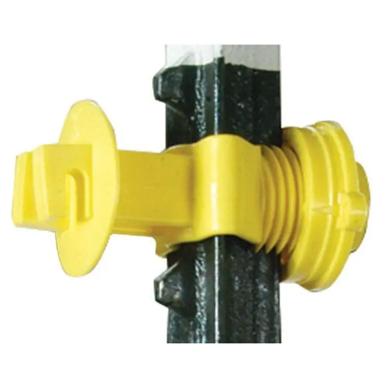 Dare Western Screw-Tight T-Post Insulators for Wire, pack of 25
