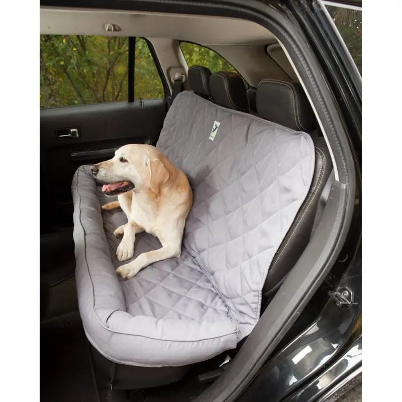 Back Seat Protector with Headrest for Dogs