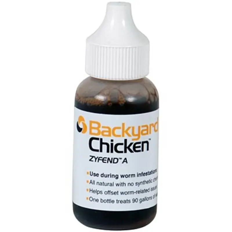 Backyard Chicken Zyfend A Chicken Dewormer, 30 mL