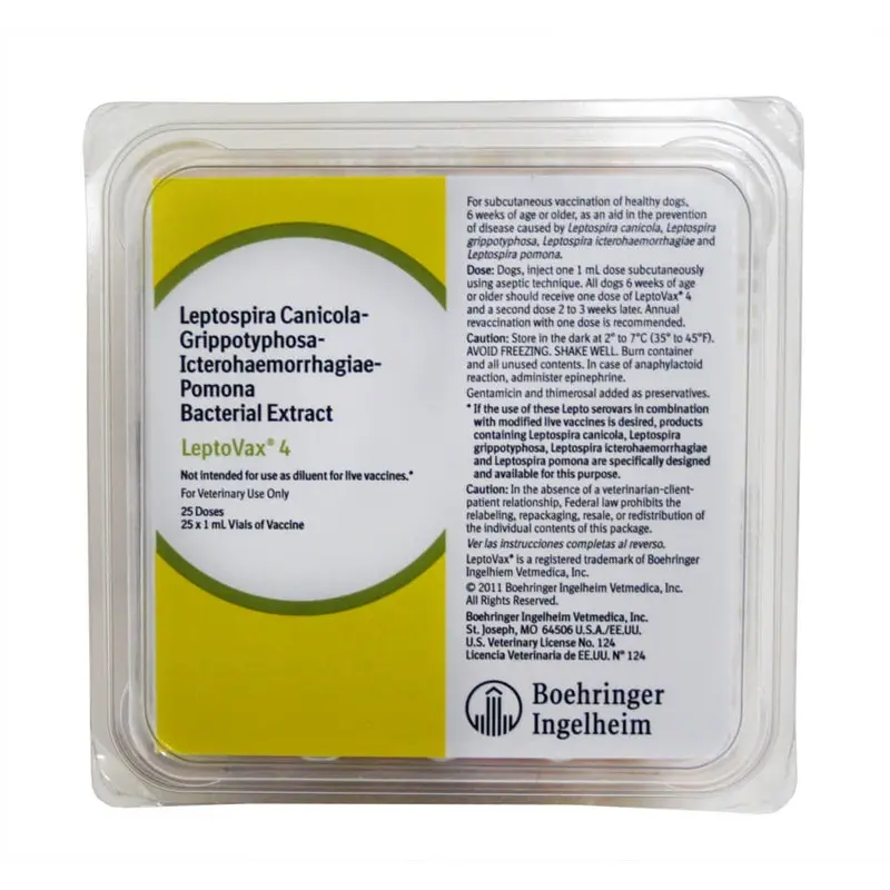 TruCan L4 / LeptoVax 4 Vaccine for Dogs (25 x 1ml)