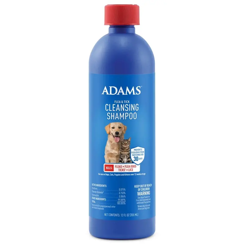 Adams Flea & Tick Cleansing Shampoo