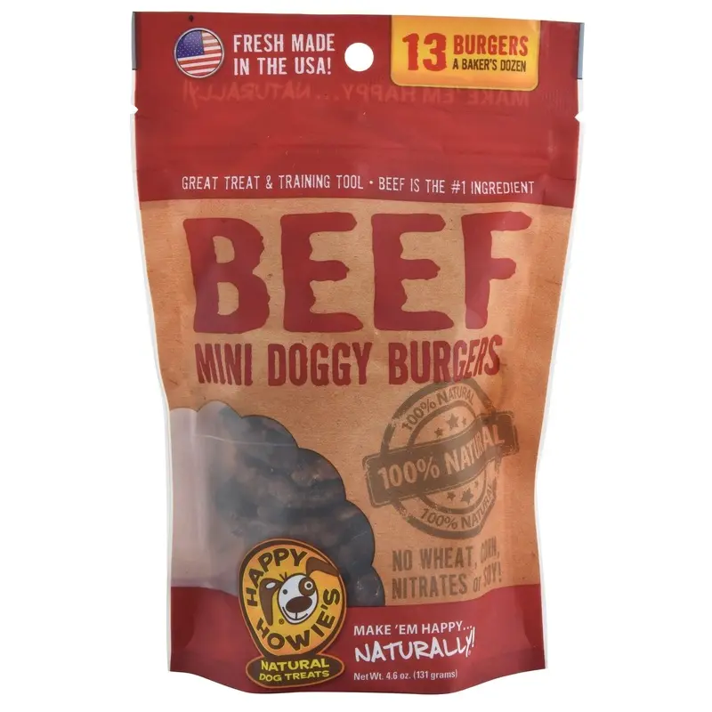 Happy Howie's Beef Doggy Burgers