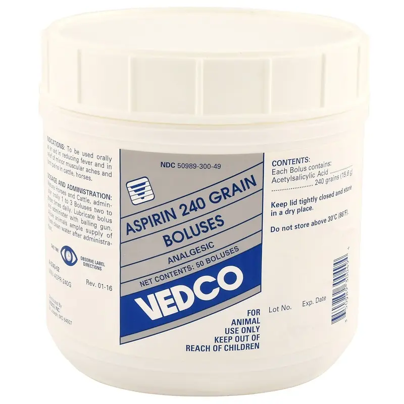 Aspirin Bolus 240 Grain, 3 lb