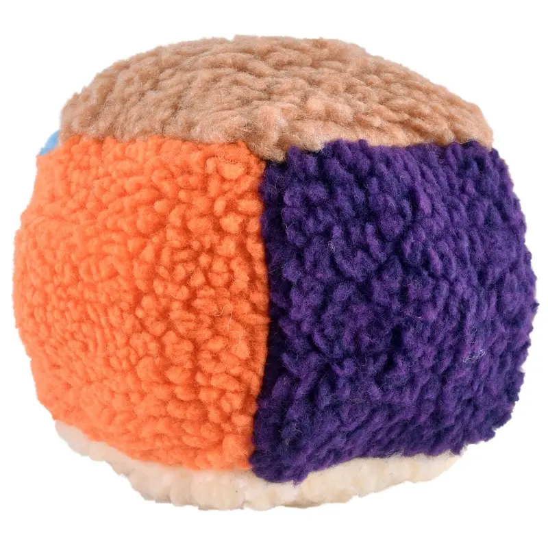 Jeffers Fuzzy Cube Dog Toy, 5.5", Each
