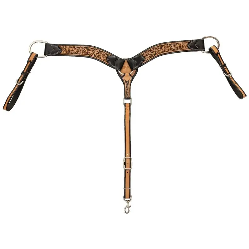 Circle Y Blooming Wild Breast Collar, Full