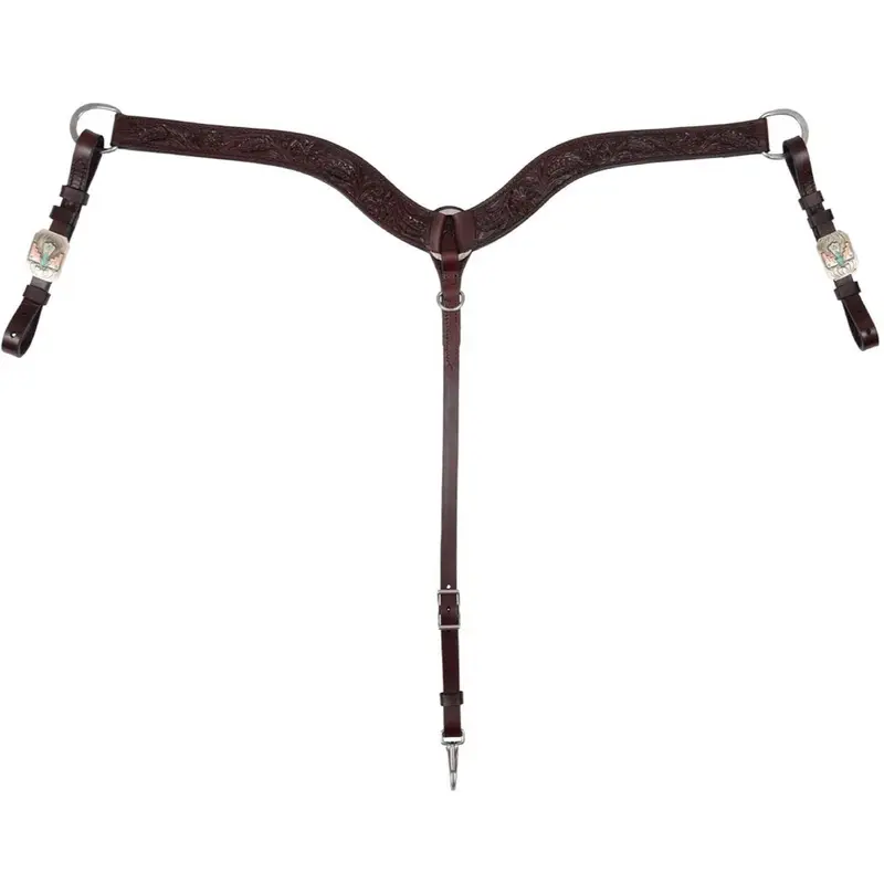 Circle Y Great Oak Breast Collar, Full