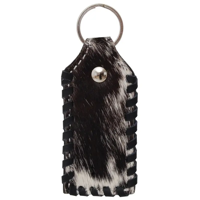 Circle Y Rectangle Key Chain, Cowhide
