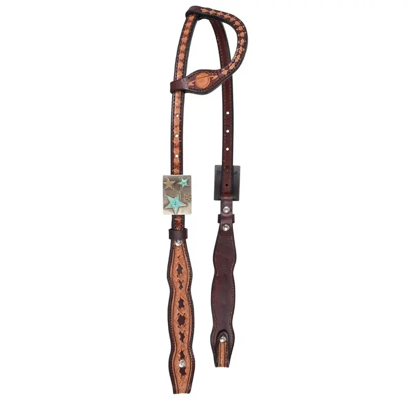 Circle Y Saturn Rising One Ear Headstall, Full