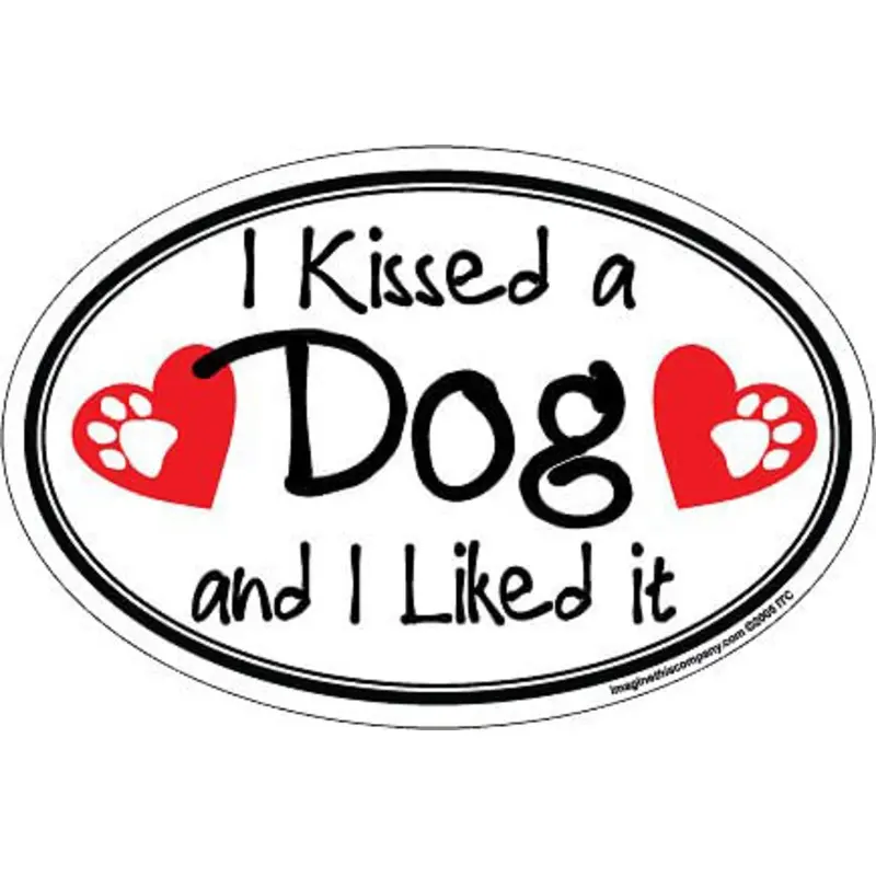 Oval Magnets, 6" x 4" (Dog)