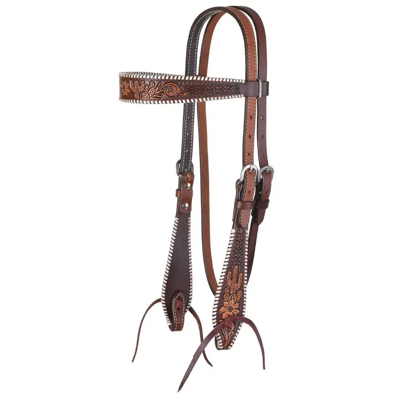 Circle Y Desert Rawhide Browband Headstall, Full