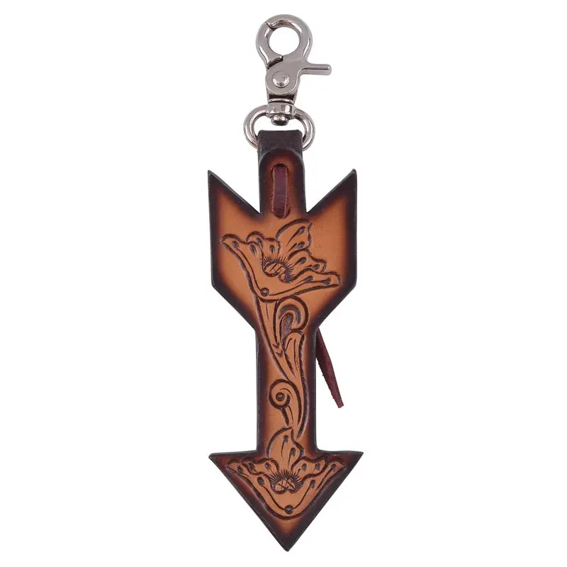 Circle Y Saddle Charm, Floral Arrow