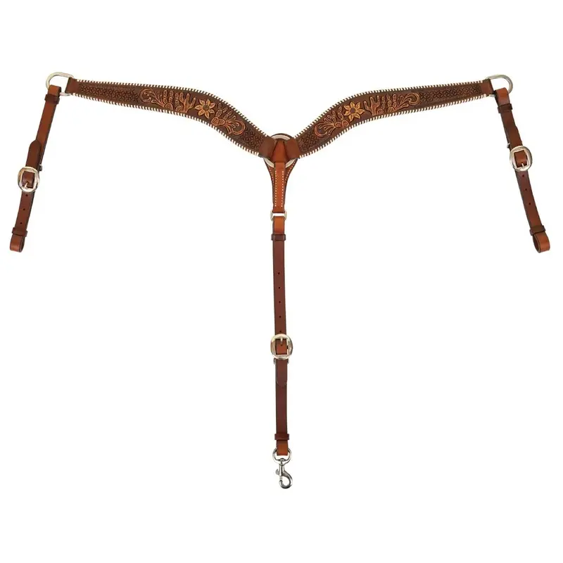 Circle Y Desert Rawhide Breast Collar, Full