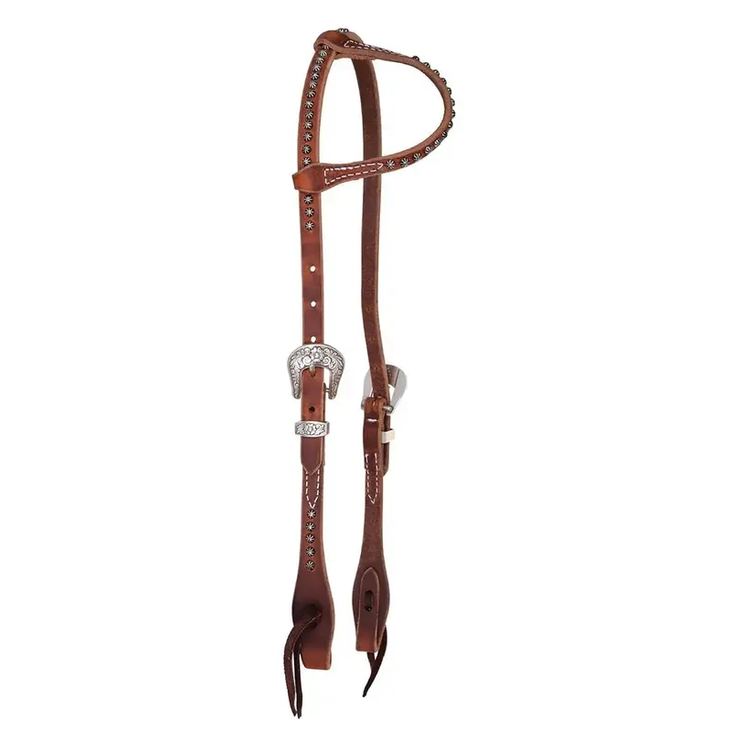 Reinsman Rosewood & Spots One Ear Headstall, Full