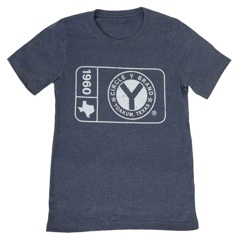 Circle Y Men's Patch Logo Tee