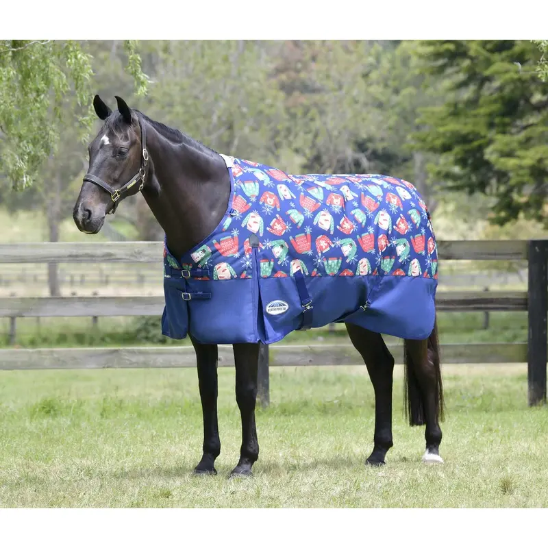 WeatherBeeta ComFITec Essential Standard Neck, Medium, Holiday Sweater Print