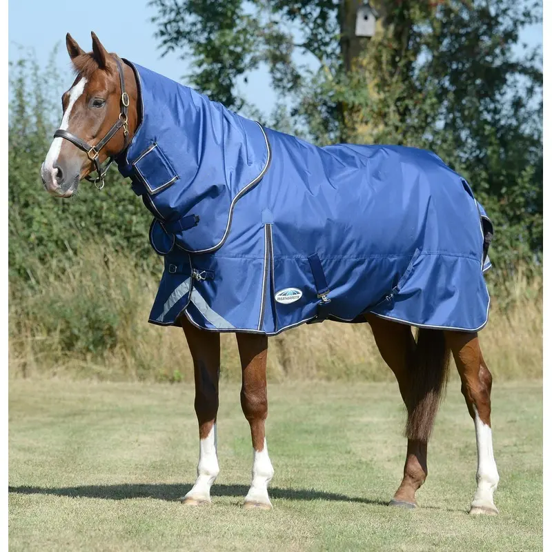 WeatherBeeta ComFITec Ultra Tough II Detach-a-Neck, Medium/Lite, Blue/Charcoal