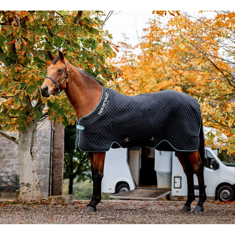 Horseware Autumn Cooler, Black/Aqua