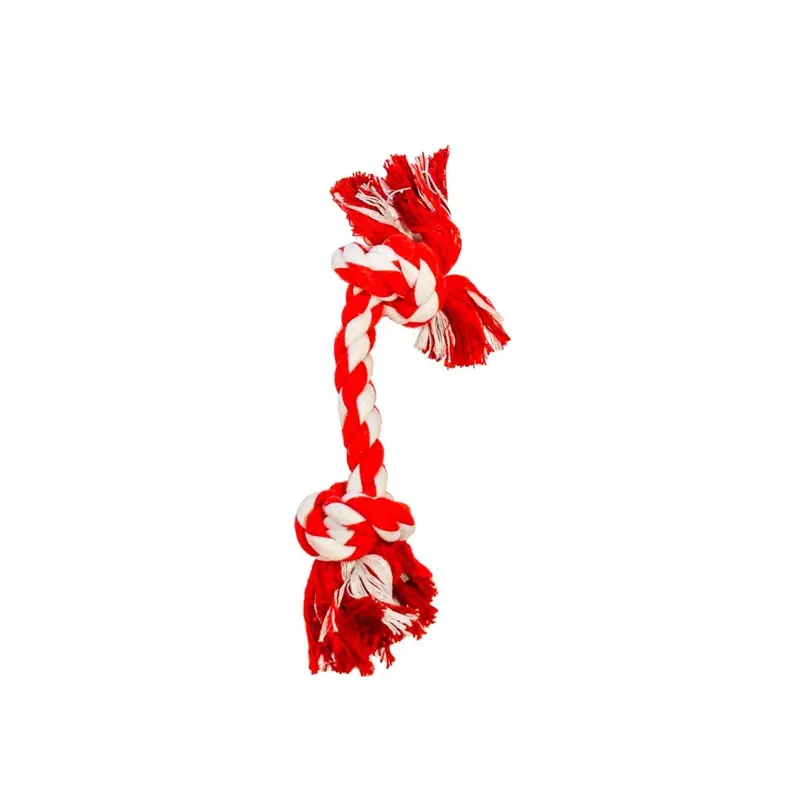 2 Knot Rope Dog Bone Tug Toy