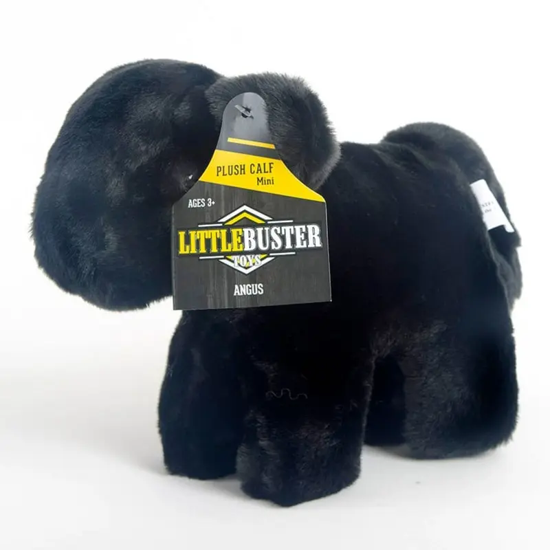 Little Buster Plush Calf Angus, Black