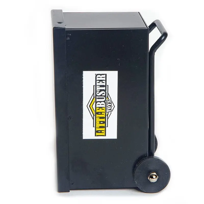 Little Buster Upright Show Box w/Dolly, Black