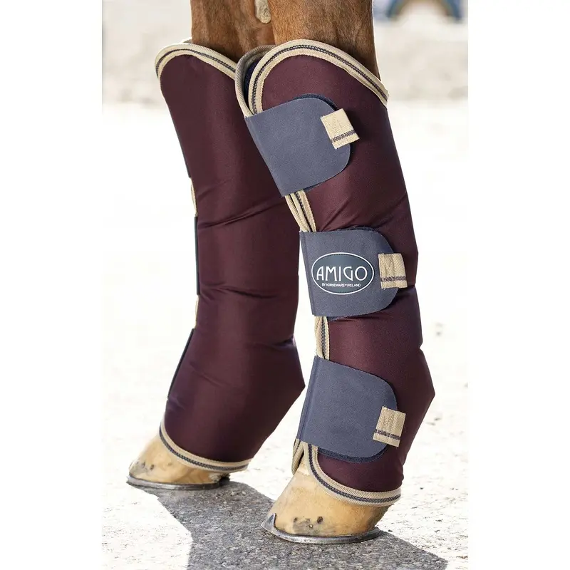 Amigo Ripstop Travel Boots, Fig with Navy & Tan Trim