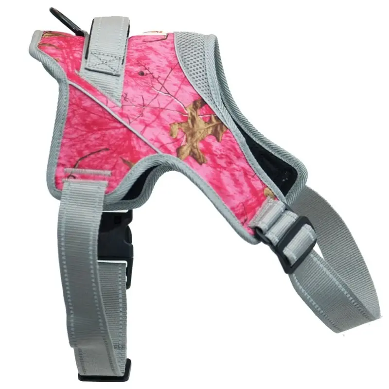 Doggy Tales Patented Realtree Hart Harness, Paradise Pink