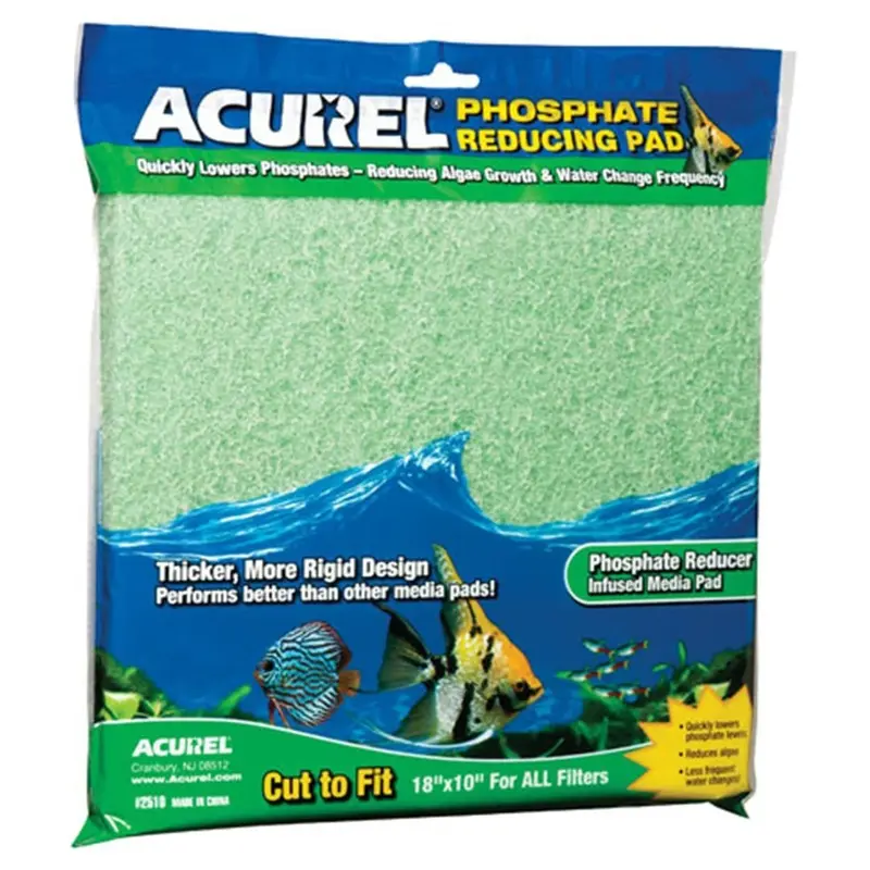 Acurel Phosphate Remover Infused Media Pad 10" x 18", Green