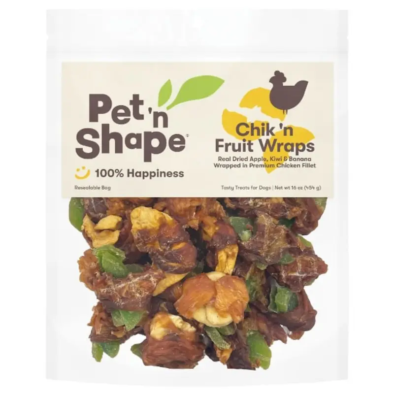 Pet n Shape Chik 'n Fruit Wraps, 16 oz