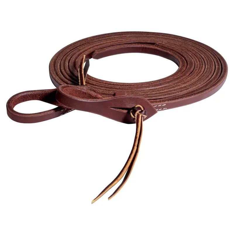 Professional's Choice Ranch Heavy Oil Pineapple Knot Split Reins, 1/2"