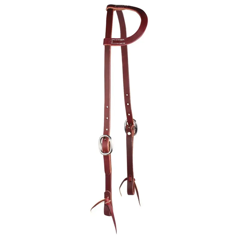 Professional's Choice Trainers One-Ear Horse Headstall, Burgundy