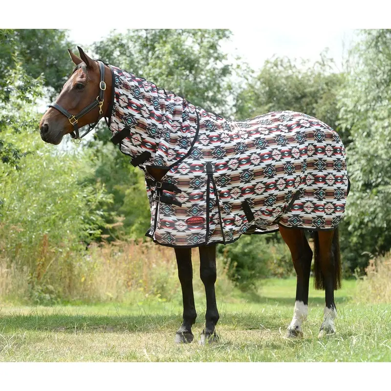 WeatherBeeta ComFITec Essential Mesh II Combo Neck Horse Fly Sheet, Diamond Navajo