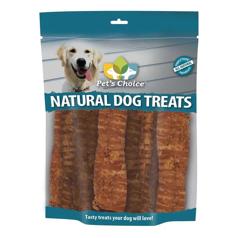 Pet's Choice Beef Trachea Dog Chews, 6"
