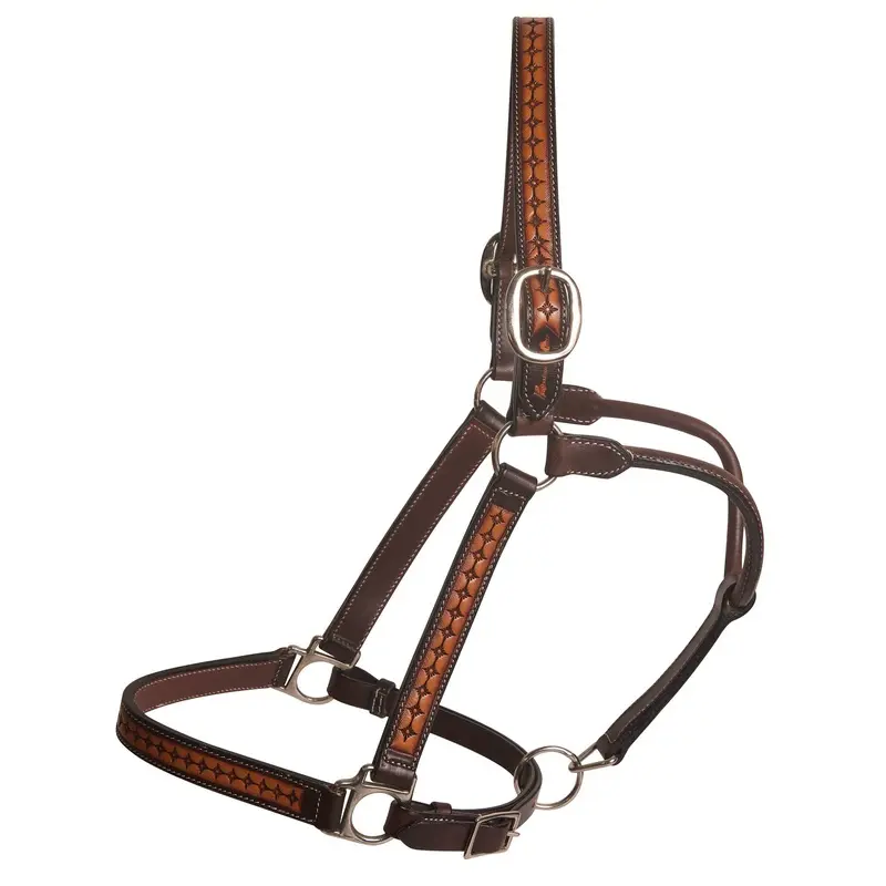 Professional's Choice Diamond Adjustable Leather Halter