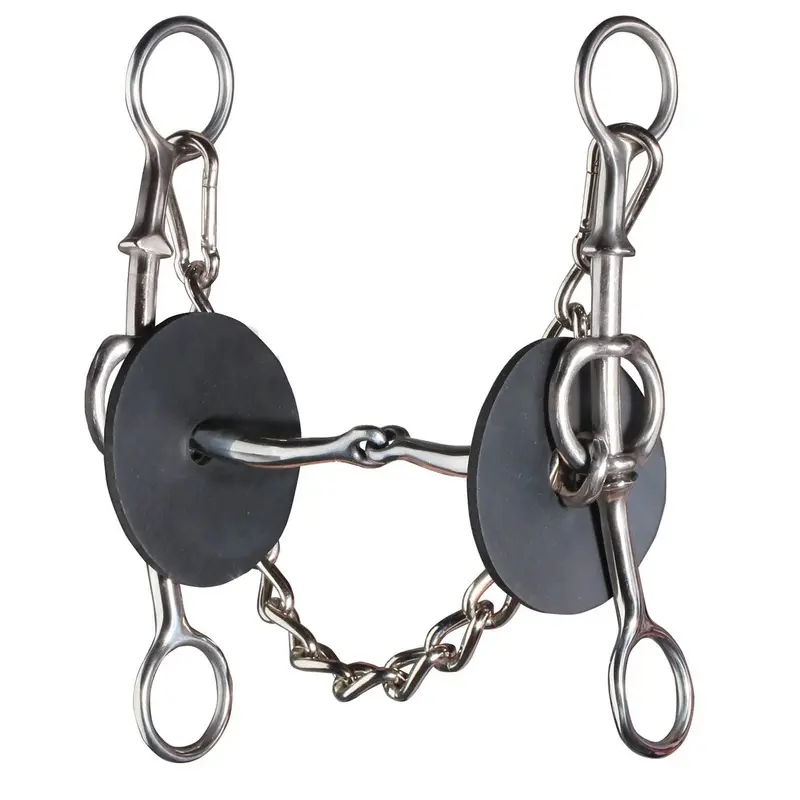 Professionals Choice Smooth Snaffle Elevation Gag Bit