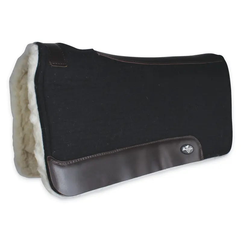 Steam-Pressed Saddle Pad with Fleece Bottom