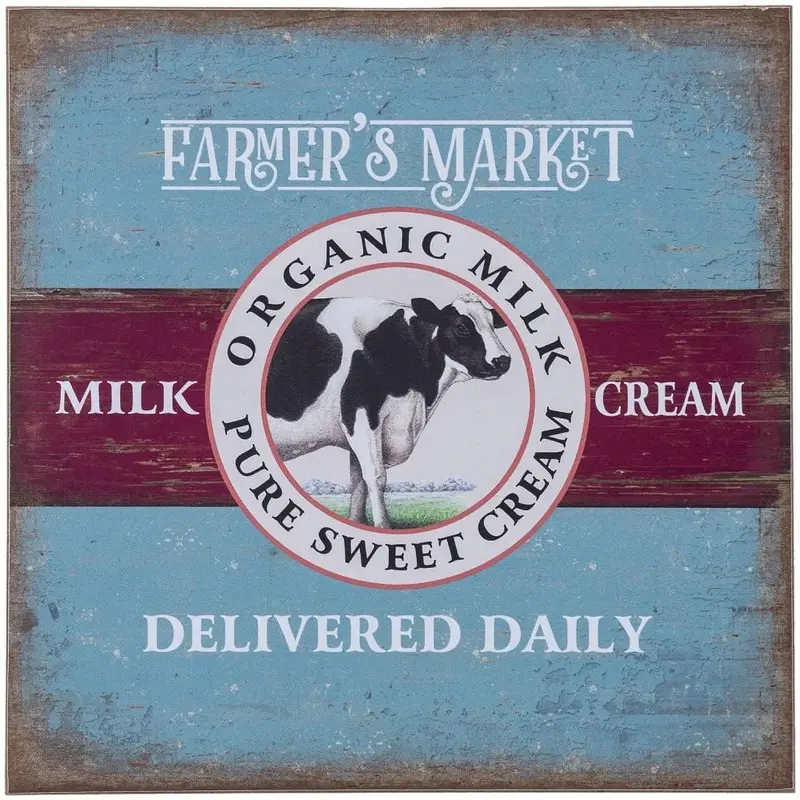 Organic Milk Wall Hanging