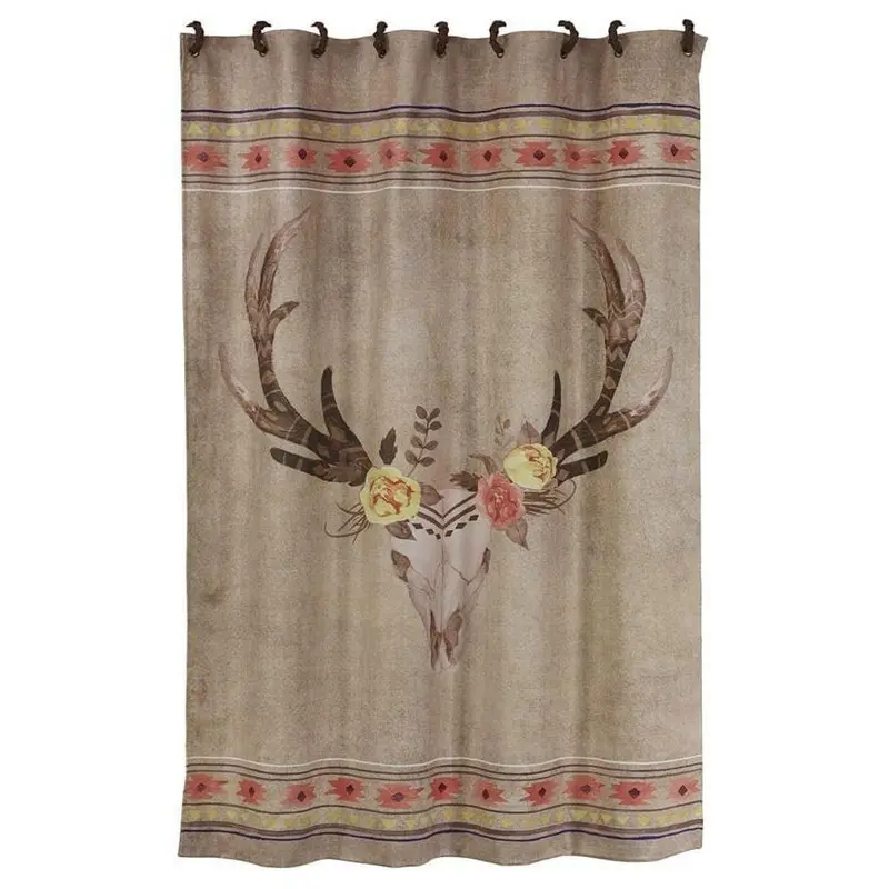 Desert Skull Shower Curtain