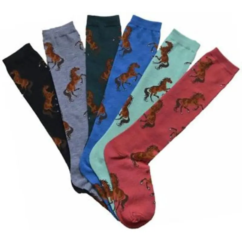 Lila Bay Horse Knee Socks, Ladies, 6pk