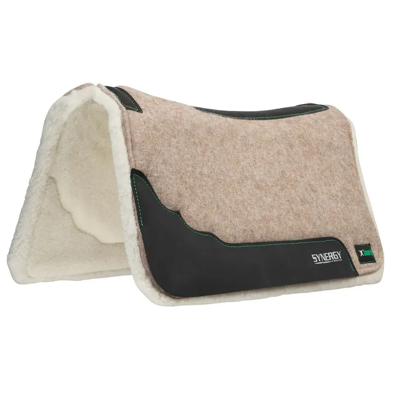 Smarty x Synergy Contoured Wool Blend Felt Performance Saddle Pad