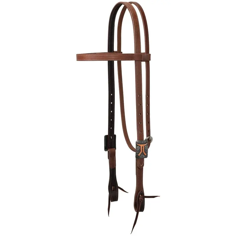 Smarty x Synergy Latigo Lined Oiled Harness Leather Headstall