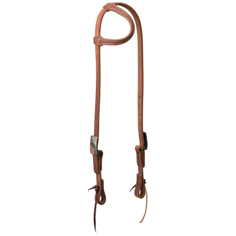 Weaver ProTack Copper Flower Sliding Ear Headstall