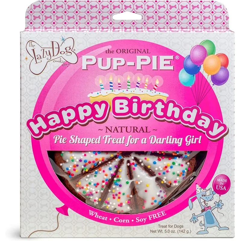 Happy Birthday for a Darling Girl Pup-Pie