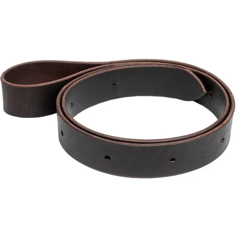 Jeffers Poplar Head Premium Half Breed Oiled Latigo Leather Off Billet