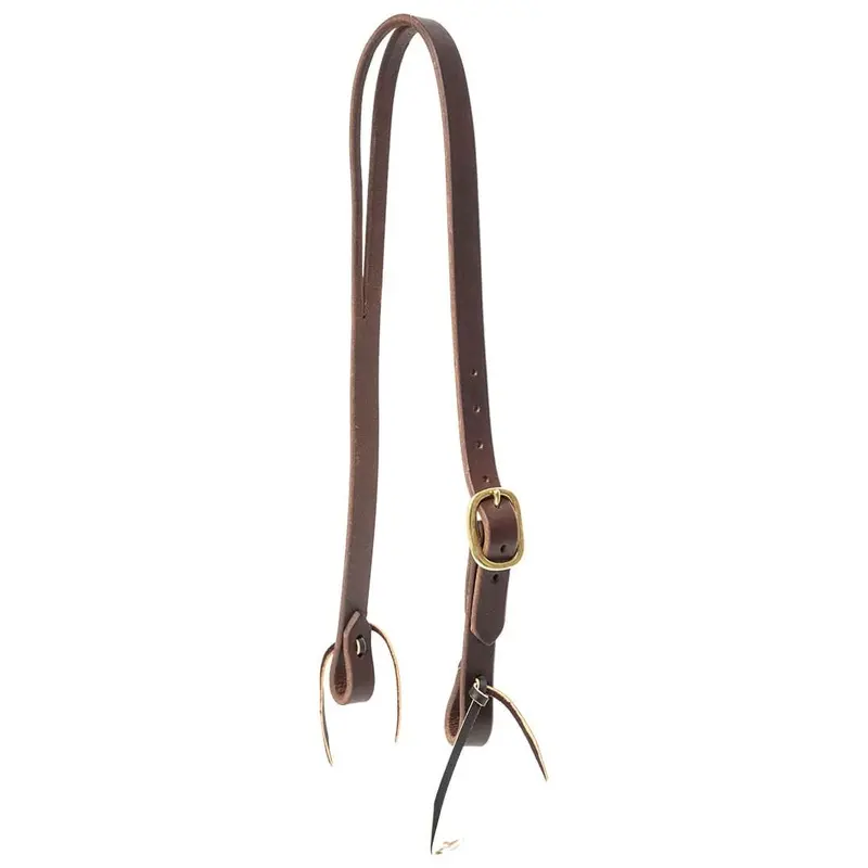 Jeffers Poplar Head Premium Oiled Harness Leather 1"W Split Ear Headstall