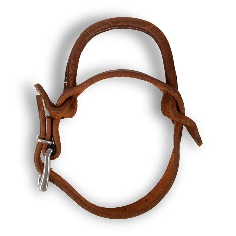 Jeffers Poplar Head Premium Oiled Harness Leather Rolled Night Latch