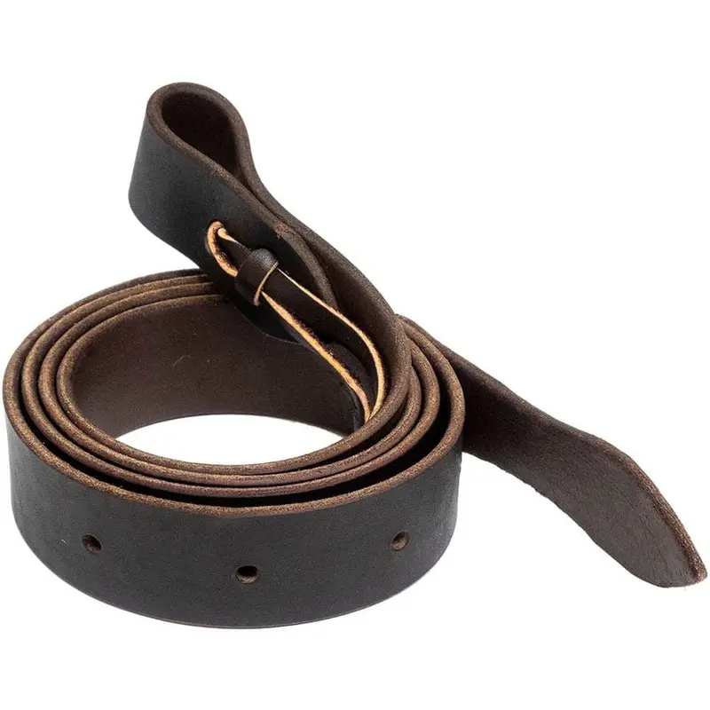 Jeffers Poplar Head Premium Oiled Latigo Leather Cinch Strap