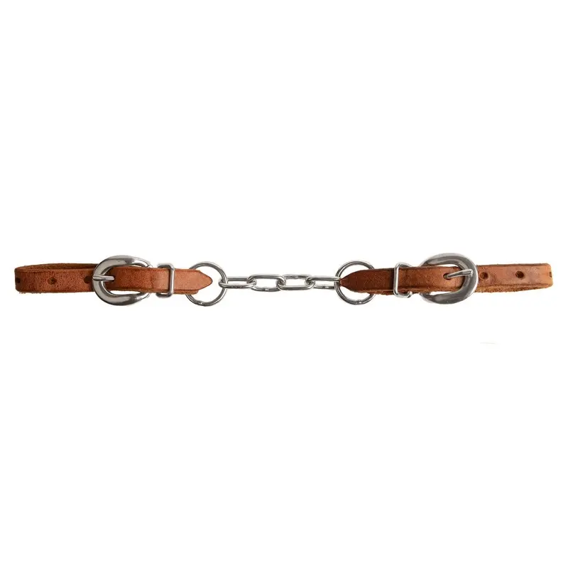Jeffers Poplar Head Premium Single Chain Harness Leather Curb Chain