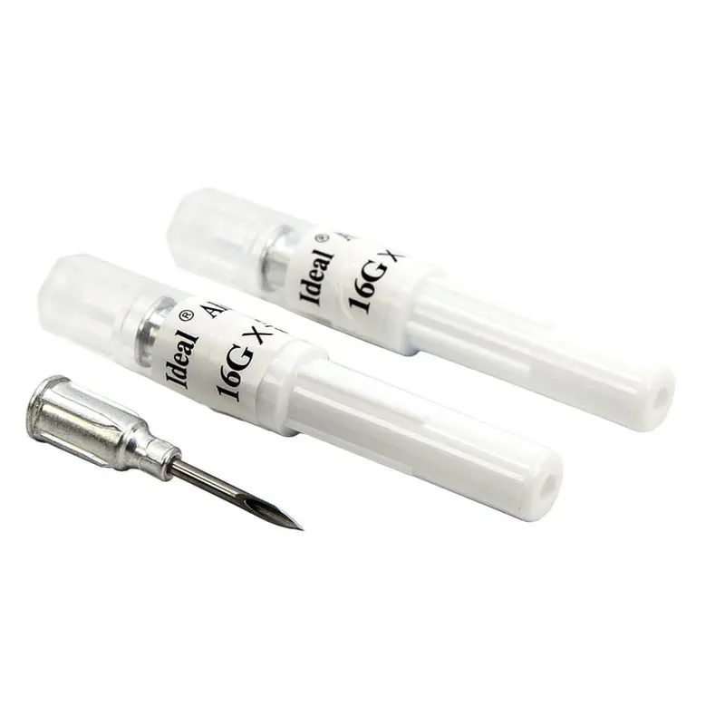 Aluminum Hub Needle 16g x 5/8", 100/box