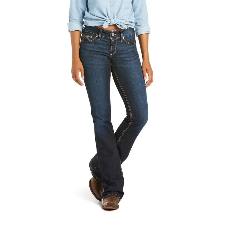 Ariat Women's R.E.A.L. Mid Rise Arrow Fit Jocelyn Boot Cut Jean