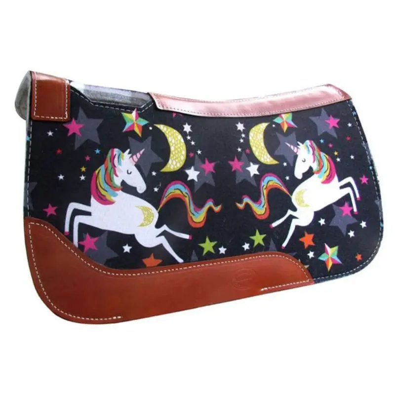 Showman Dreaming Unicorn Saddle Pad, 24" x 24"